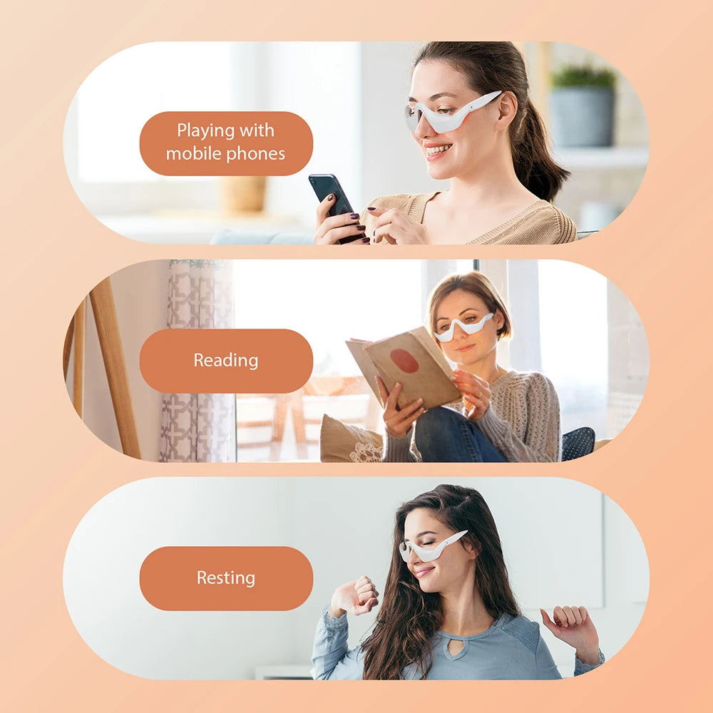 LumiRelief™ 3D Heated Eye Massager