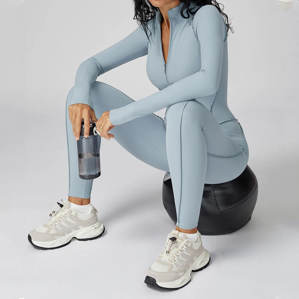 Yoga Bodysuit Long Sleeve