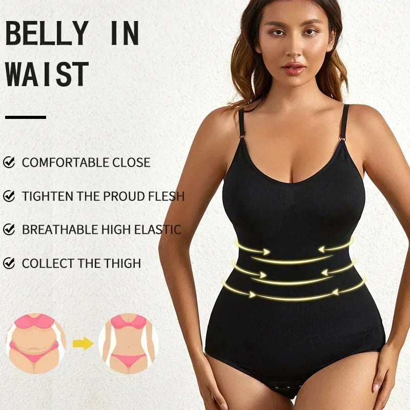 Seamless Brief Shaping Shapewear Bodysuit