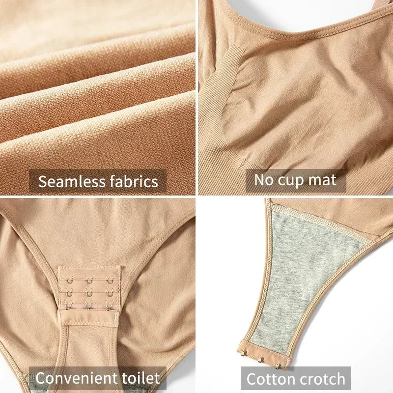 Seamless Brief Shaping Shapewear Bodysuit