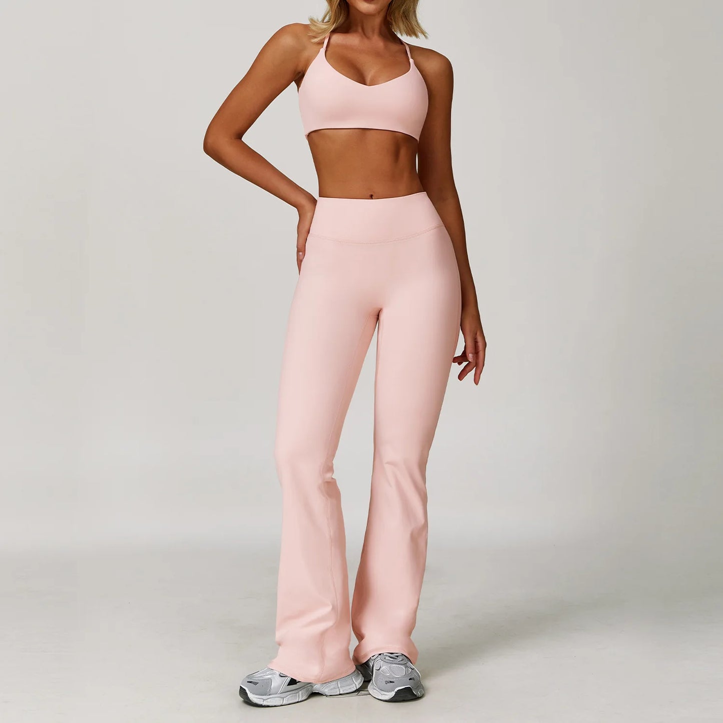 2/3PCS Yoga Suit Sports Set Gym Set Women Tracksuit Running Workout Clothes Long Sleeve Sports Bra Athletic Wear Yoga Clothing