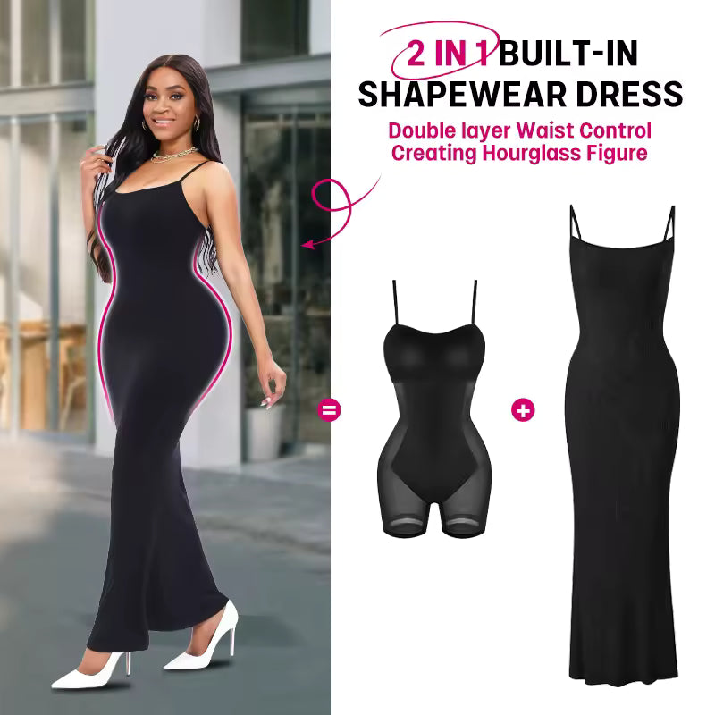 DarinaBelle™ SculptShape Built-In Shapewear Maxi Dress
