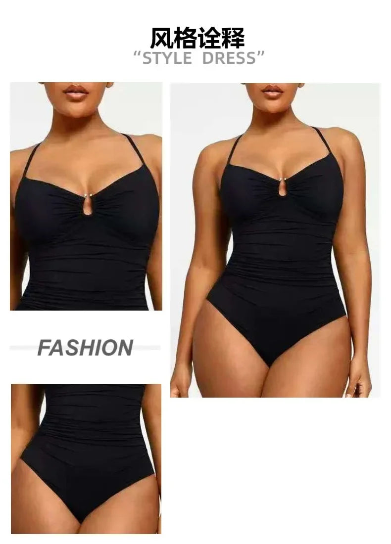 Smart Sculpt U-Ring Cut Out Shaping Swimsuit