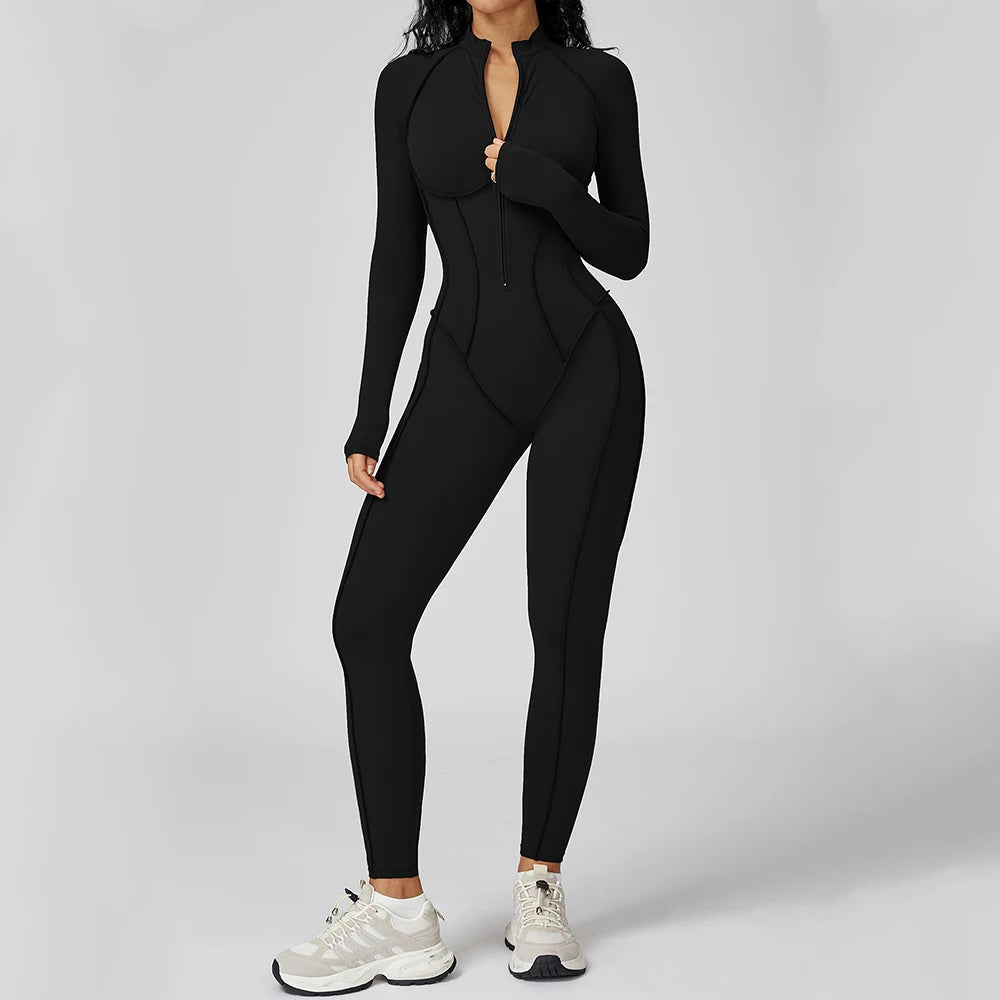 Yoga Bodysuit Long Sleeve